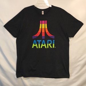 Retro Atari Rainbow Logo T-shirt
